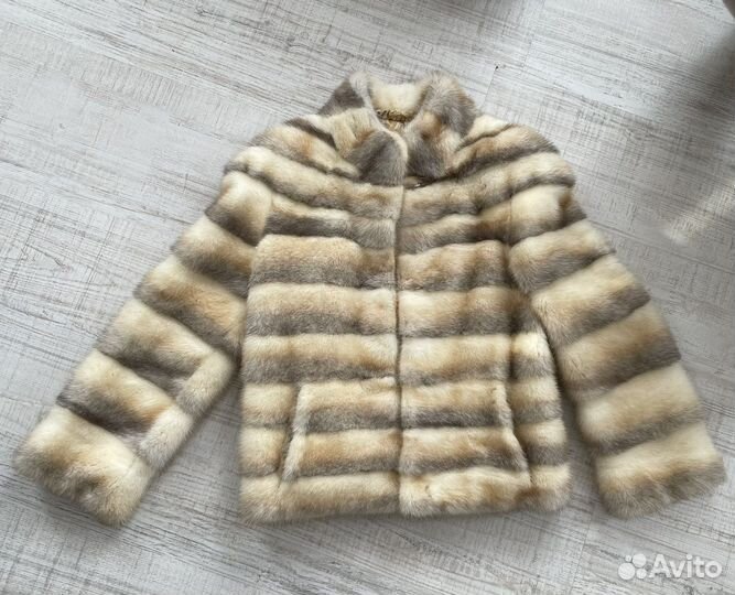 Шуба норковая поперечка 40-42