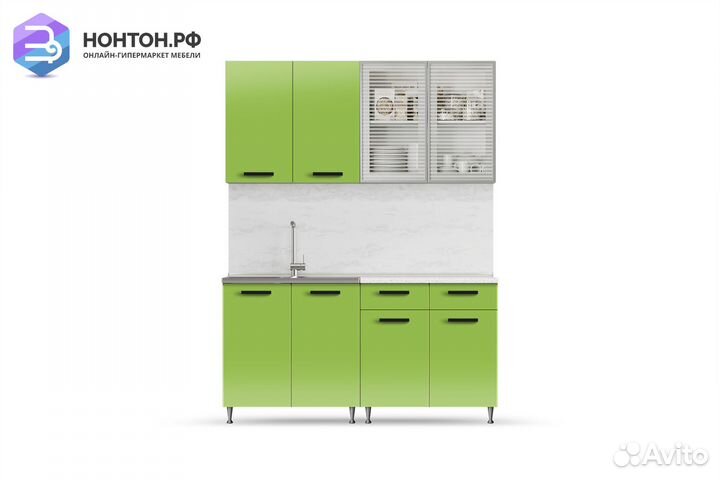 Кухня Рио-1 1.6м олива