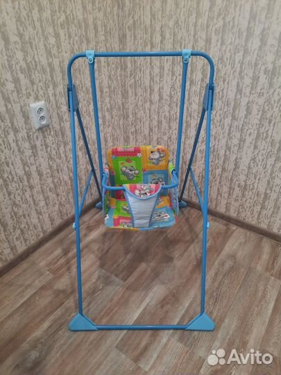 Детская качель напольная