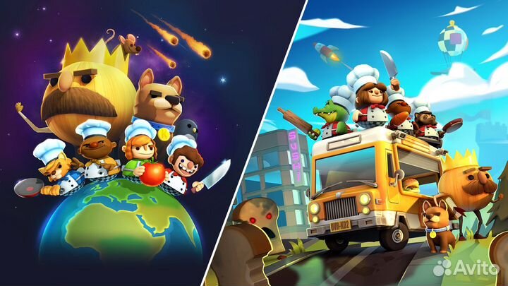 Overcooked + Overcooked 2 PS4/PS5
