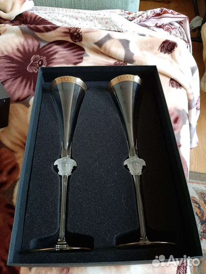 Бокалы для шампанского versace