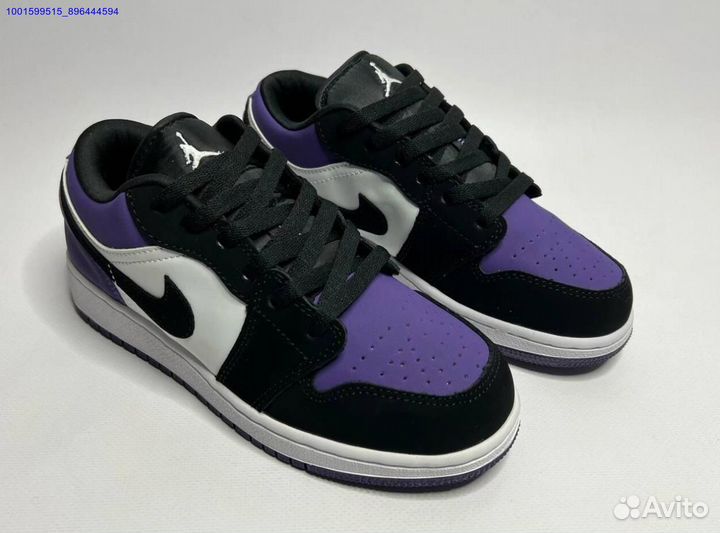 Кроссовки Nike Air Jordan 1 Low Court Purple (Арт
