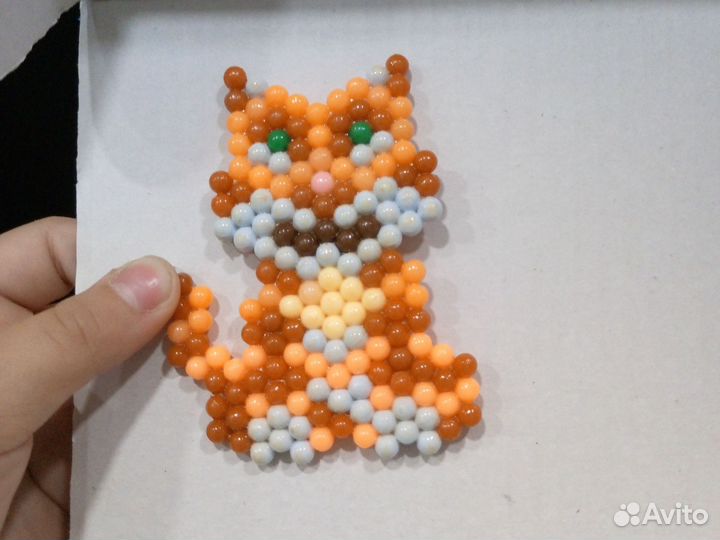 Котик из аквамозайки