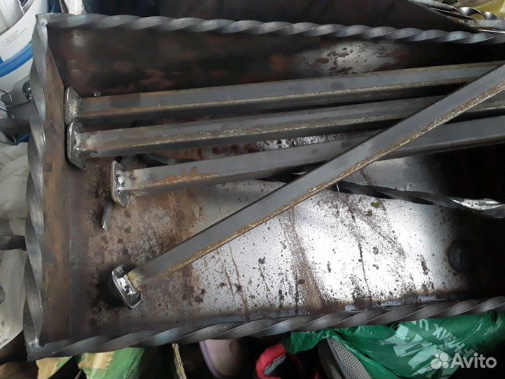 Многоразовый Прочный мангал из стали