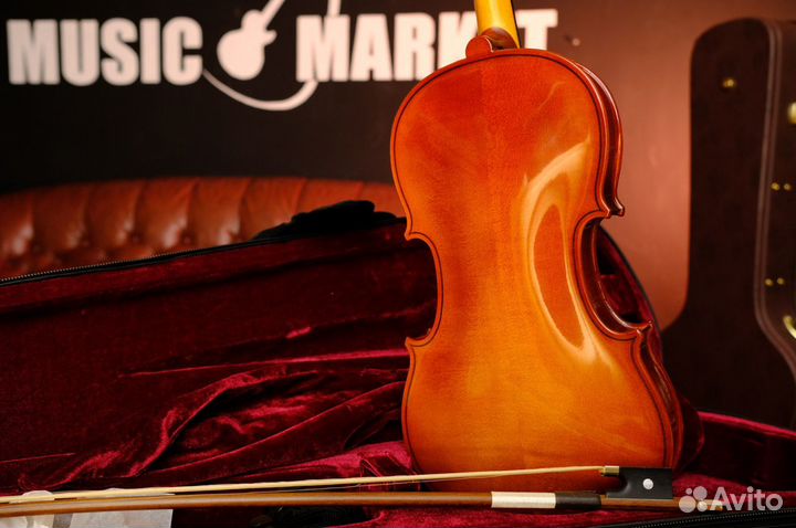 Скрипка Strunal 4/4 + Полный Комплект