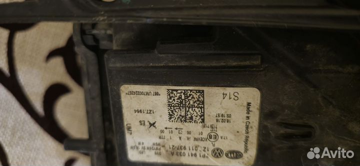 Фары volkswagen touareg fl