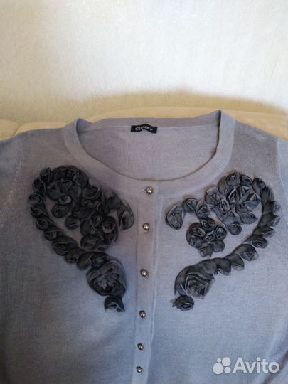 Кардиган трикотажный женский 50-52 разм