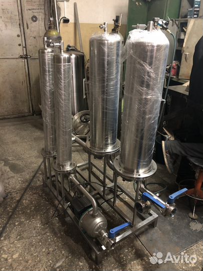 Фильтродержатели из нержавеющей стали, картриджные