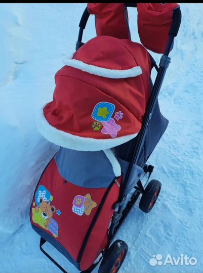 Детские санки на колесах