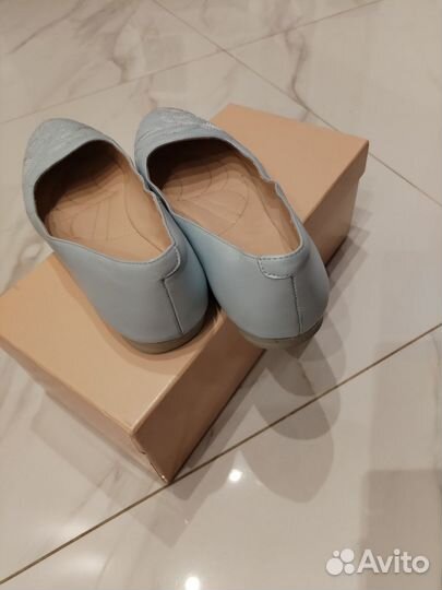 Балетки натуральная кожа 37