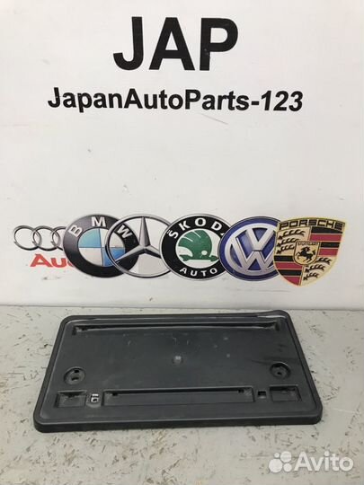 Накладка номера передняя Audi A6 С7 cgwb 2011