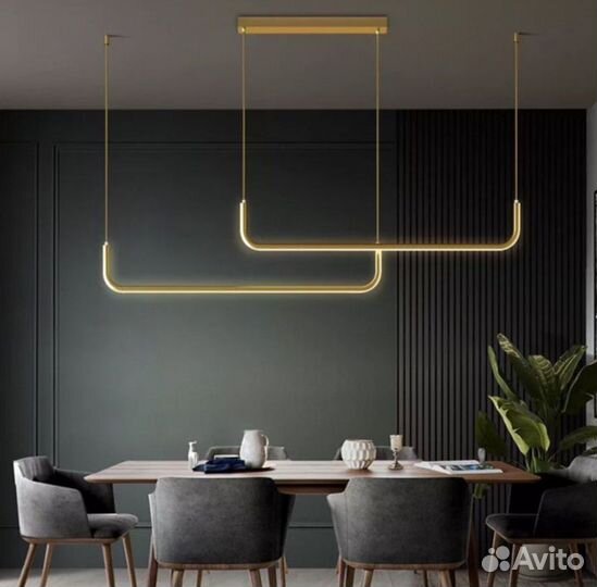 Светильник подвесной над столом - Скоба 90, 150 см