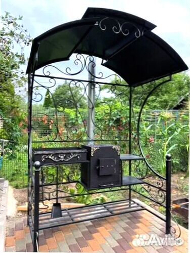 Мангал С крышей