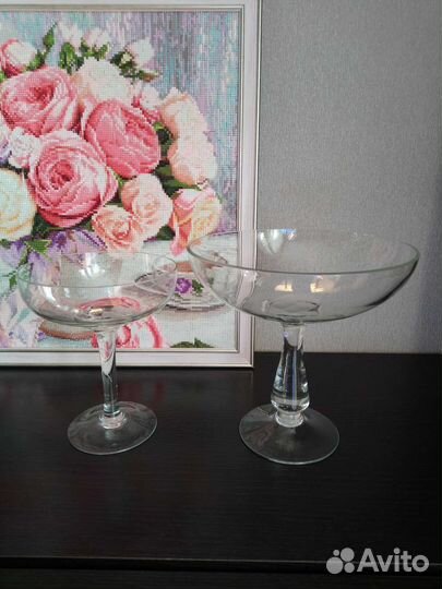 Ваза на высокой ножке СССР