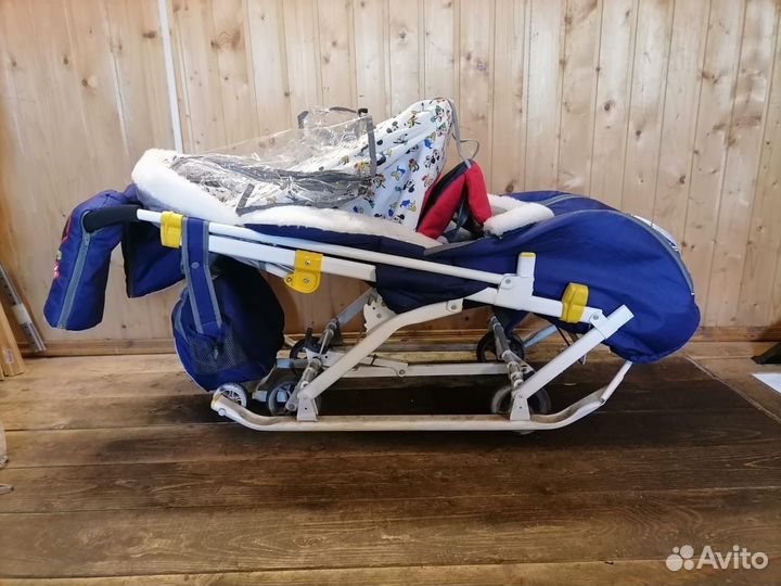 Санки коляска Nika Mikimaus