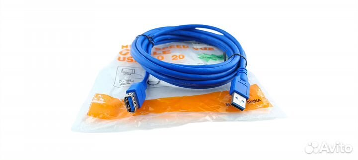 Кабель USB удлинительный папа - мама 3.0 м