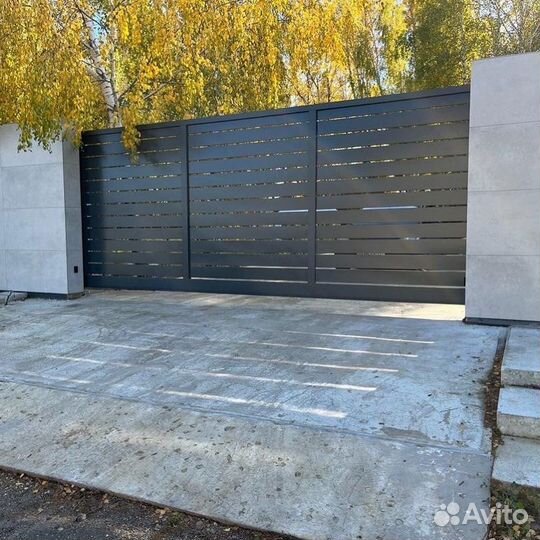 Откатные ворота Alutech ProTrend