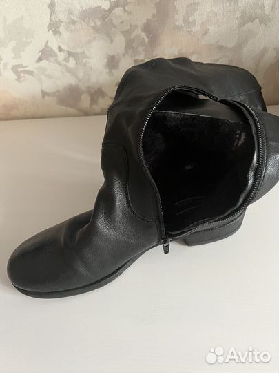 Сапоги женские кожаные 38,5 vic matie