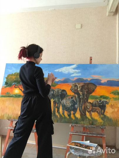 Картина маслом на заказ