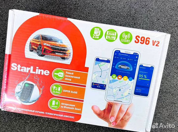 Сигнализация Starline S96 2canlin v2