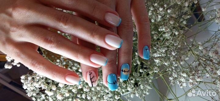 Маникюр/педикюр с покрытием гель-лак