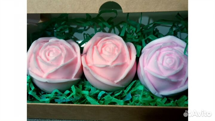 Букеты и наборы из мыльных роз ручной работы