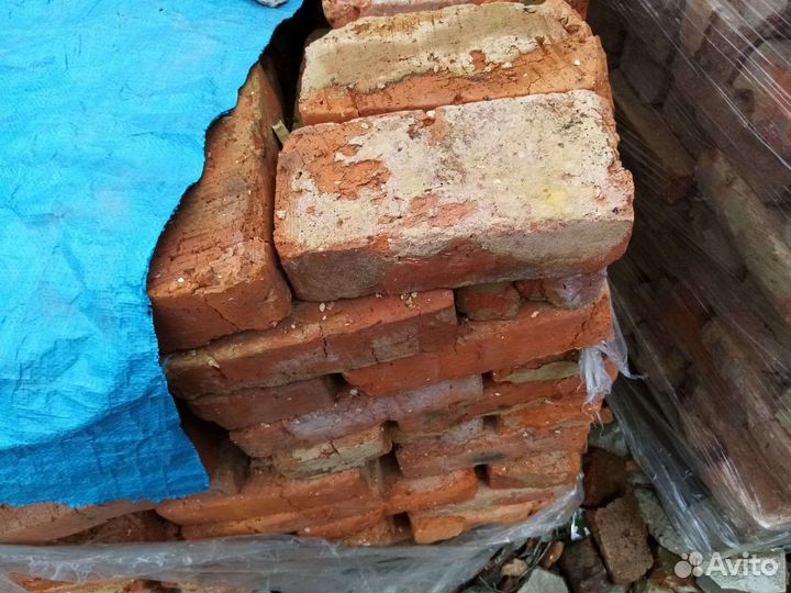 Кирпич красный бу