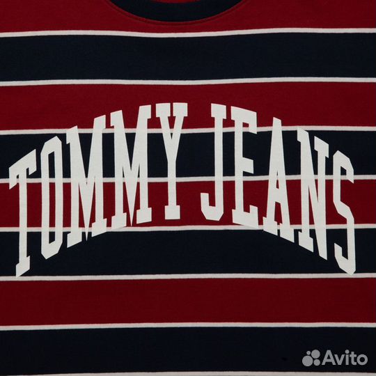 Футболка мужская в полоску Tommy Jeans лого