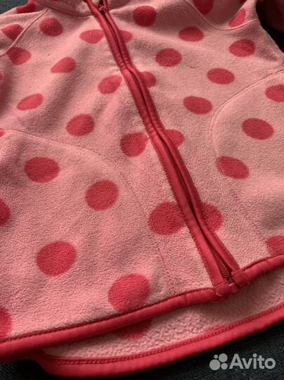 Толстовка для девочки флисовая кофта