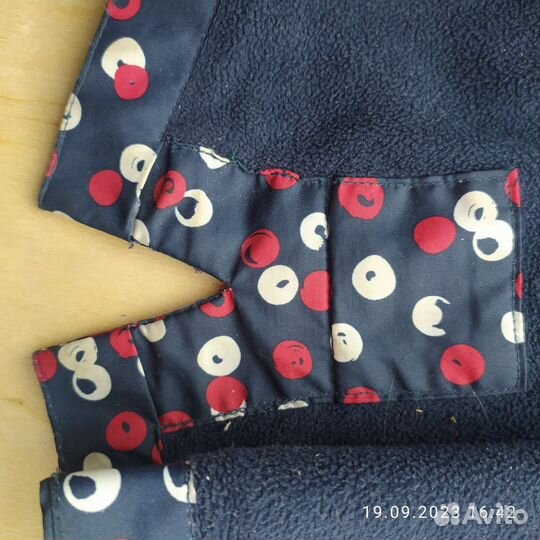 Куртка, дождевик, с флисом. 98 см