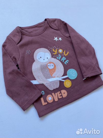 Комплект лонгслив штаны 74-80 см