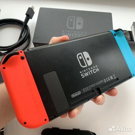 Nintendo switch 2 рев. 64gb sd + игры