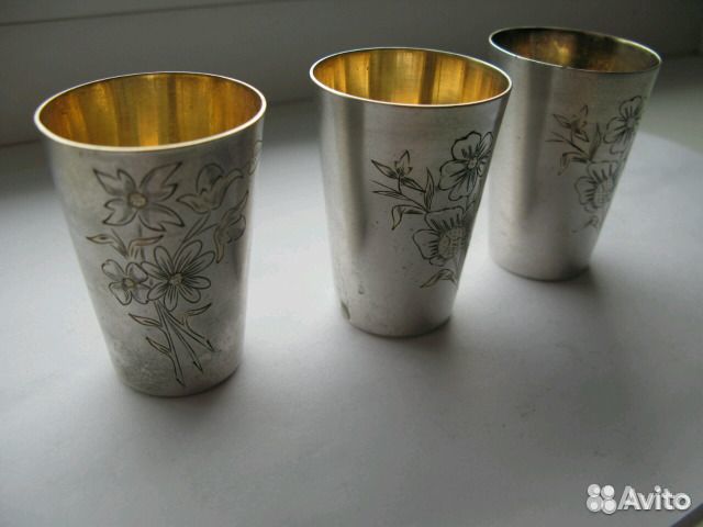 Стопка серебро