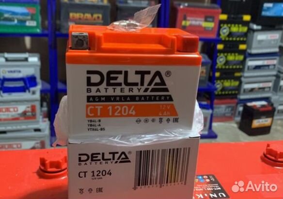Аккумулятор Delta 12v 4a/h
