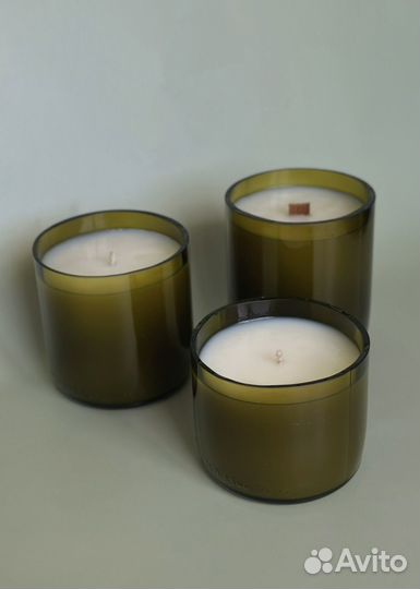 Ароматическая свеча в винной бутылке