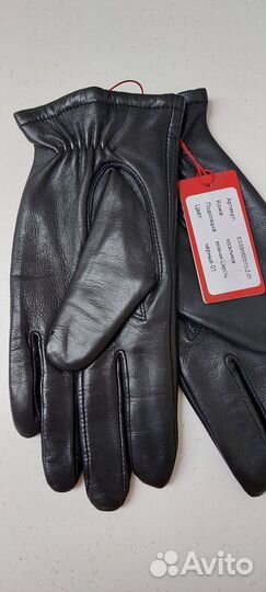 Перчатки из лайковой кожи на обхват 19-20 см