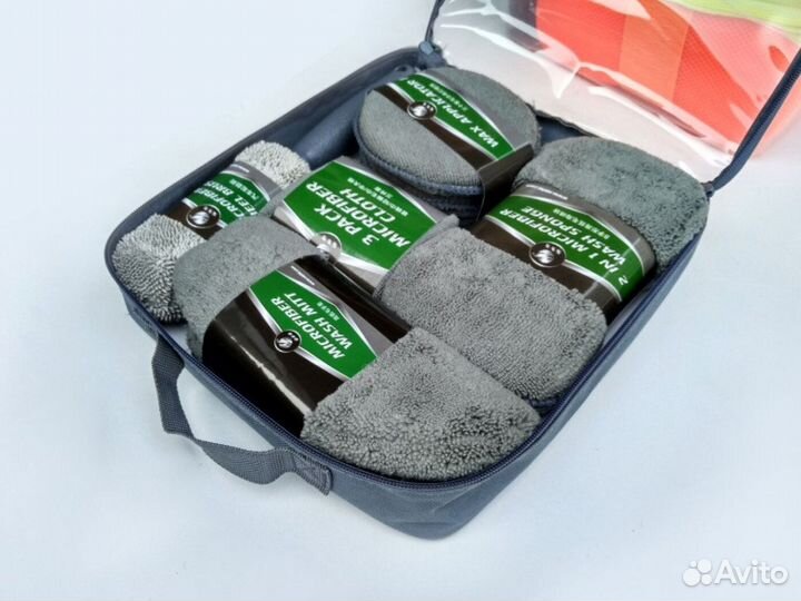 Детейлинг набор для полировки авто 9 в 1