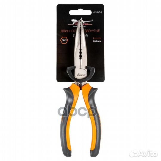 Длинногубцы загнутые 8 (200мм) atbnp8 airline