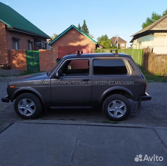 Нива 4х4 багажник аэро с креплением за водосток