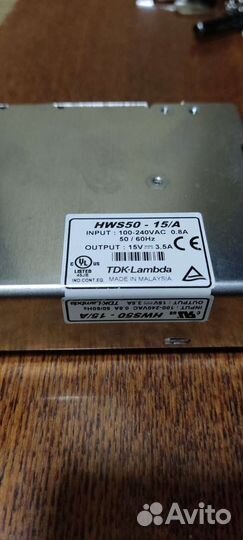 Блок питания TDK hws50-15a, hws50-5/a
