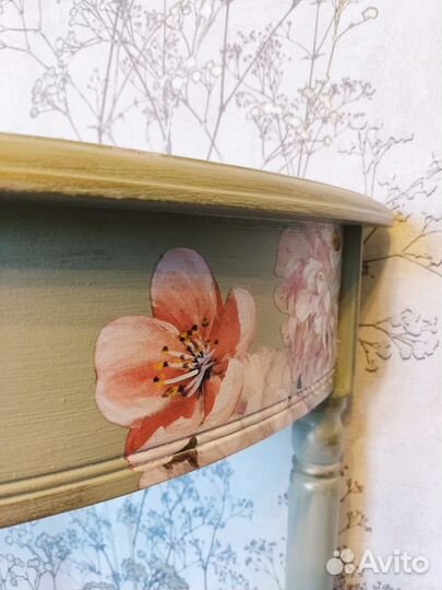 Столик Италия консоль массив винтаж