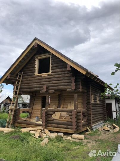 Срубы домов, бань