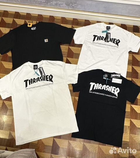 Футболки thrasher carhartt