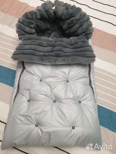 Конверт зимний для новорождённого