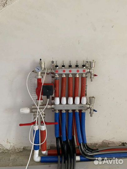 Монтаж отопления, водопровода