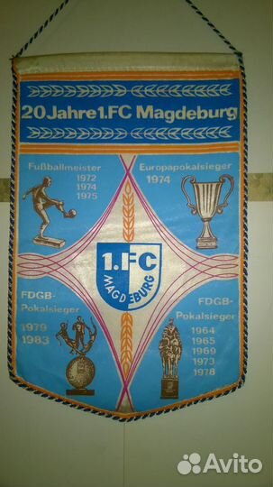 Немецкие футбольные вымпелы гдр. 80-е годы