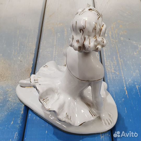 Статуэтка Юная балерина Машенька, лфз, 1950е гг