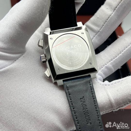 Крутые мужские часы Tag Heuer Monaco синие