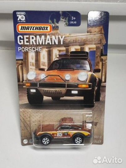Matchbox Germany Porsche 1985 911 Rally 03/12