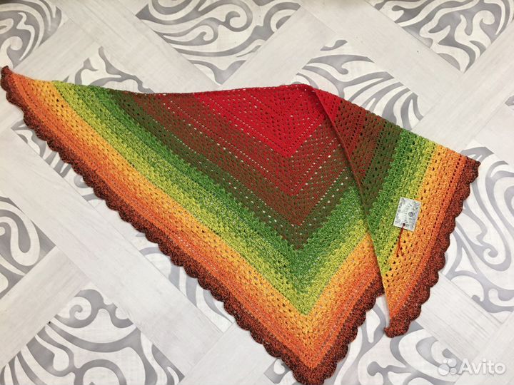 Шаль ручной работы